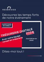 Redbridge webinaire Trésorerie Digitale 2024